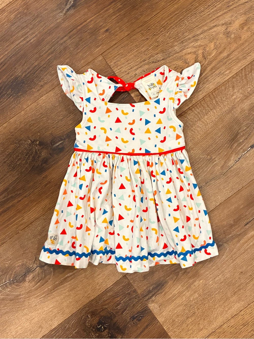 Wildflowers Primary Shape Dress Math School Pictures Summer 18m